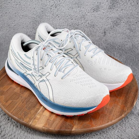 MEN ASICS Gel Kayano 29 White Deep Ocean 1011B440-101 Size 13 - Picture 1 of 10